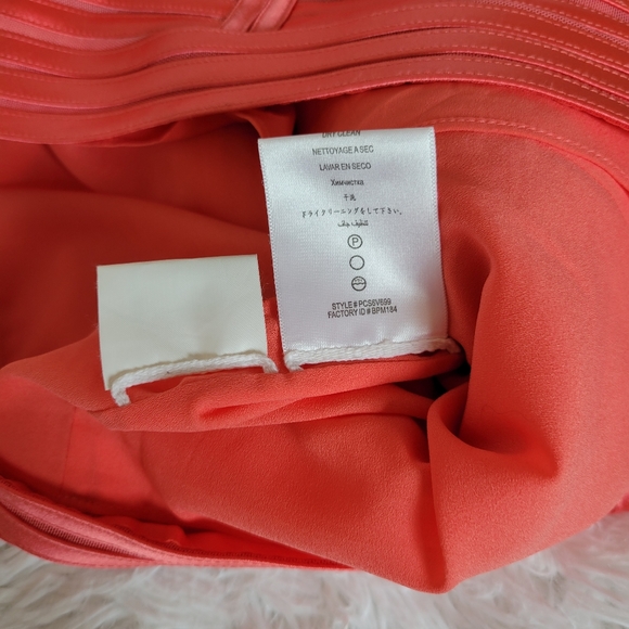 BCBG MaxAzria Dress Coral Size 2 Short Bodycon Party Strapless Bandage Style - Picture 7 of 12